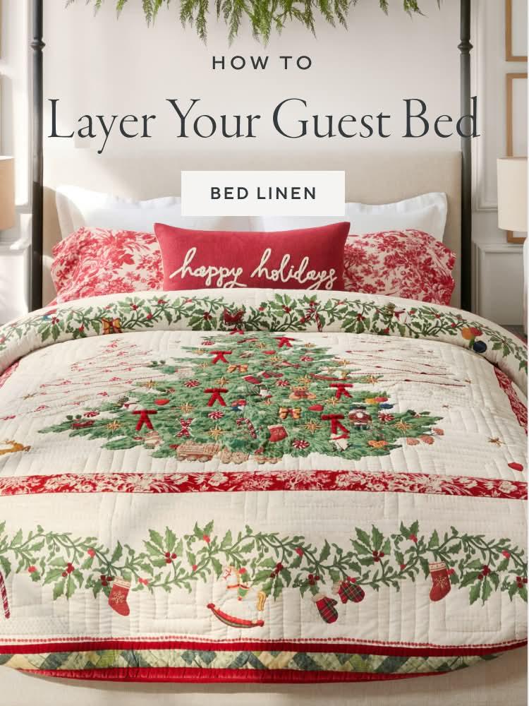 How to layer your Guest bed Bed Linen